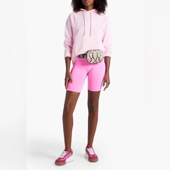 Stella McCartney Convertible Studded Faux Snake-Effect Leather Belt Bag NWT - Picture 3 of 8